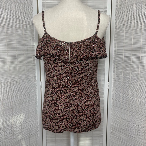 Sabina Musayev Floral Sleeveless Top Multicolor Size XS - Picture 3 of 6